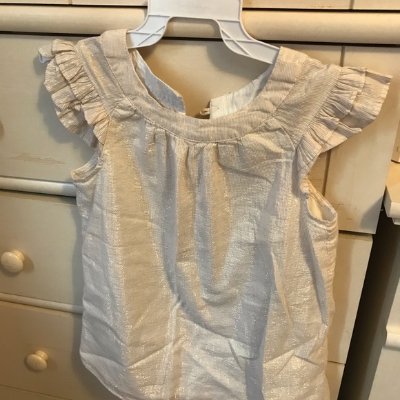 Old navy off white with gold speckle girls - Picture 2 of 3